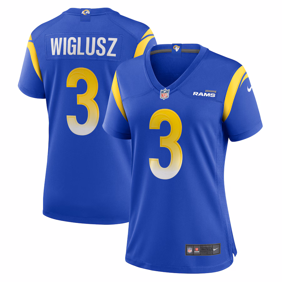 Women's Los Angeles Rams Sam Wiglusz Nike  Royal Game Jersey - Jersey