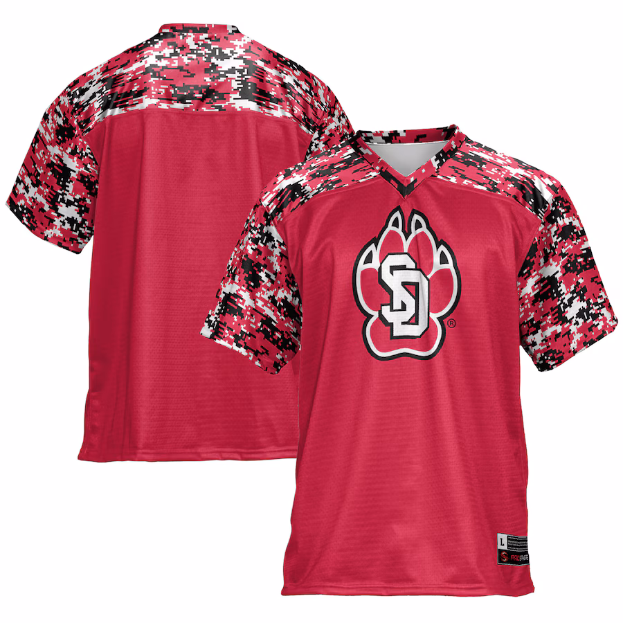 South Dakota Coyotes GameDay Greats Football Jersey - Red - Jersey
