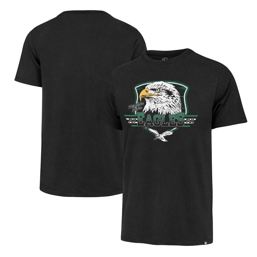 Men's Philadelphia Eagles '47 Black Regional Franklin T-Shirt - Jersey