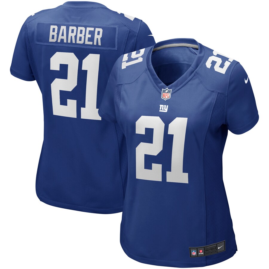 Women's New York Giants Tiki Barber Nike Royal Game Retired Player Jersey - Jersey