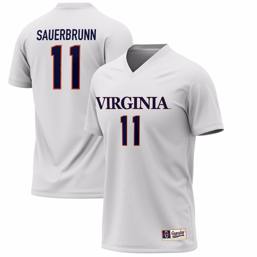 Becky Sauerbrunn Virginia Cavaliers GameDay Greats Lightweight Alumni Soccer Jersey - White - Jersey
