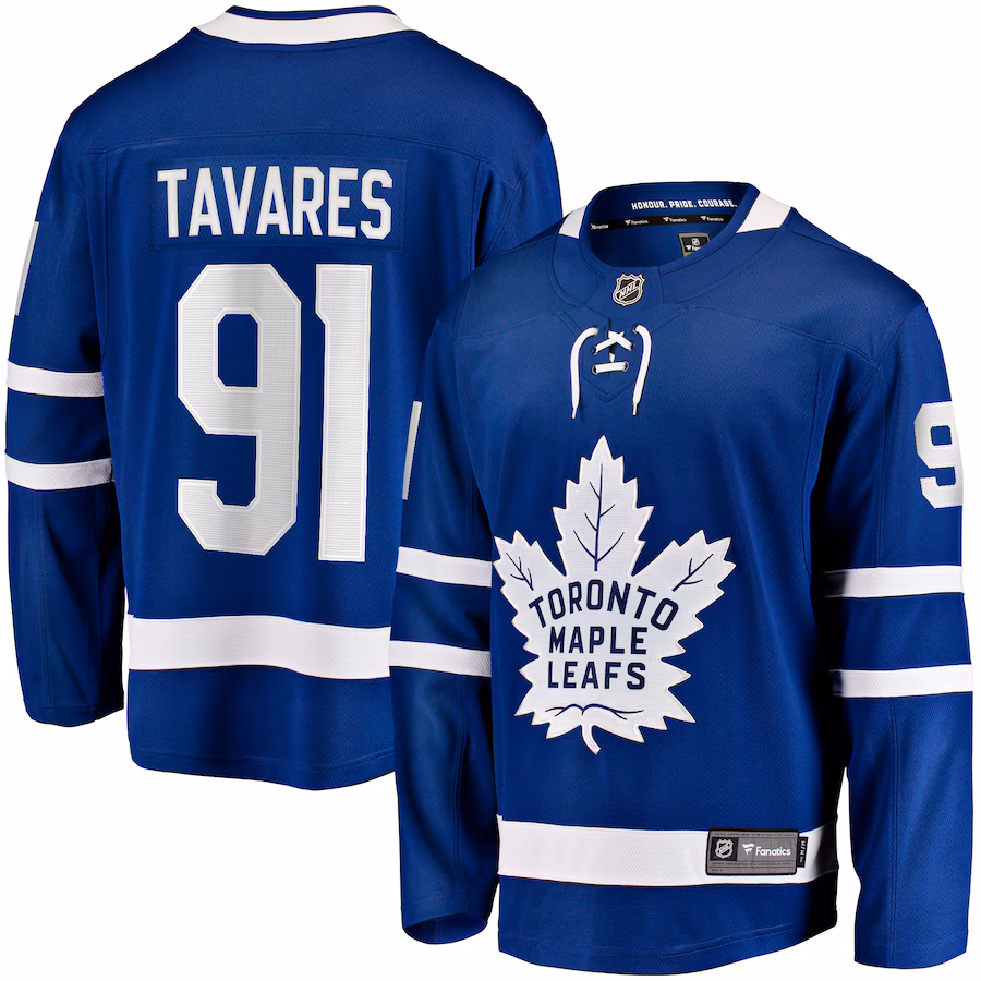 Men's Toronto Maple Leafs John Tavares Fanatics Blue Home Breakaway Player Jersey - Jersey