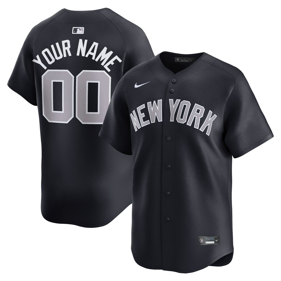 Men's New York Yankees  Nike Navy  Alternate Limited Custom Jersey - Jersey