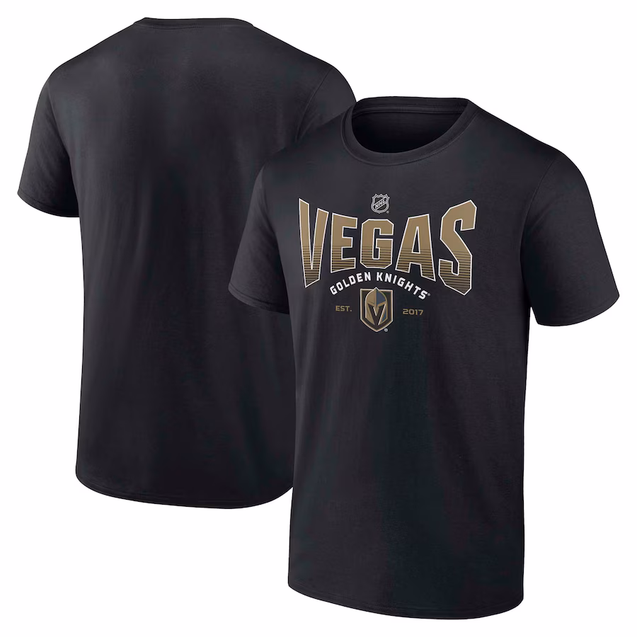 Men's Vegas Golden Knights Fanatics Black Statement T-Shirt - Jersey