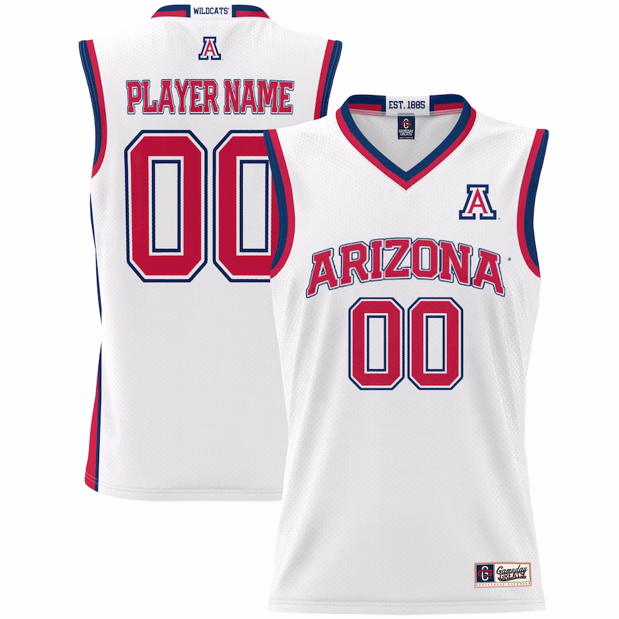 Arizona Wildcats GameDay Greats Youth NIL Pick-A-Player Lightweight Women's Basketball Jersey - White - Jersey