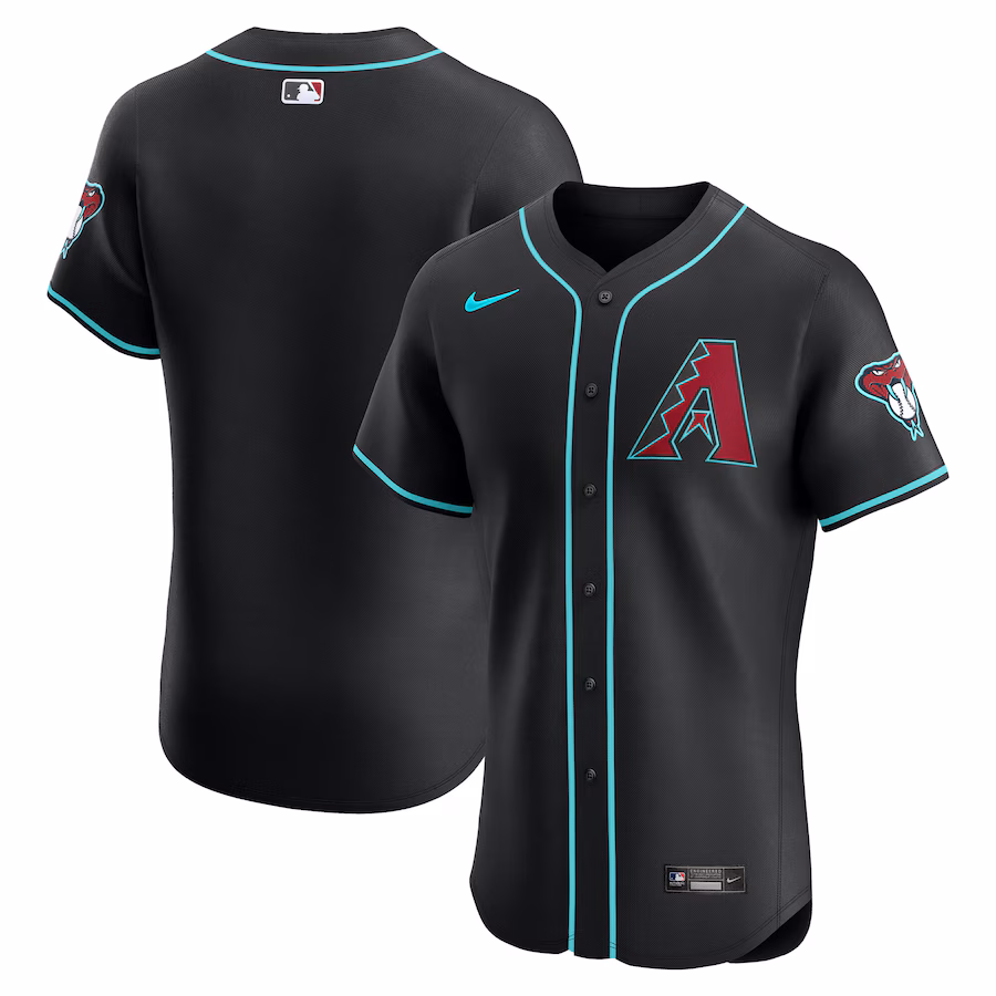 Men's Arizona Diamondbacks Nike Black Alternate Elite Jersey - Jersey