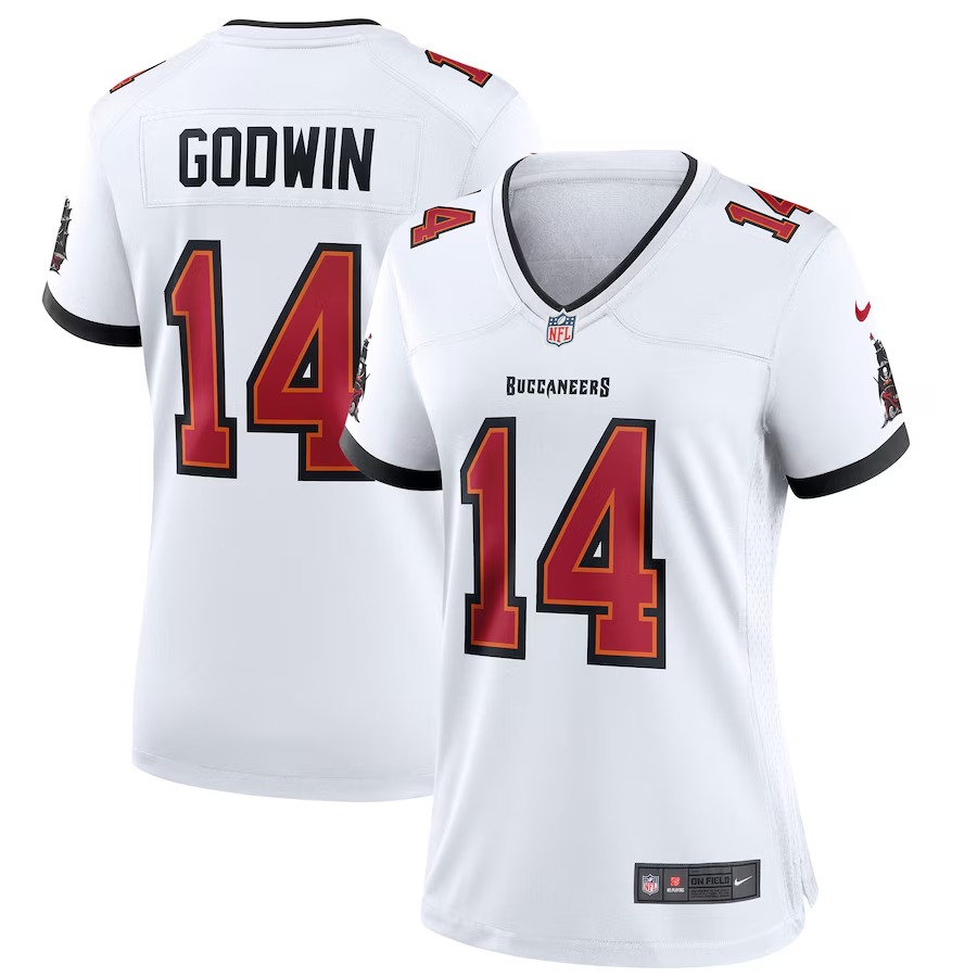 Women's Tampa Bay Buccaneers Chris Godwin Nike White Player Jersey - Jersey