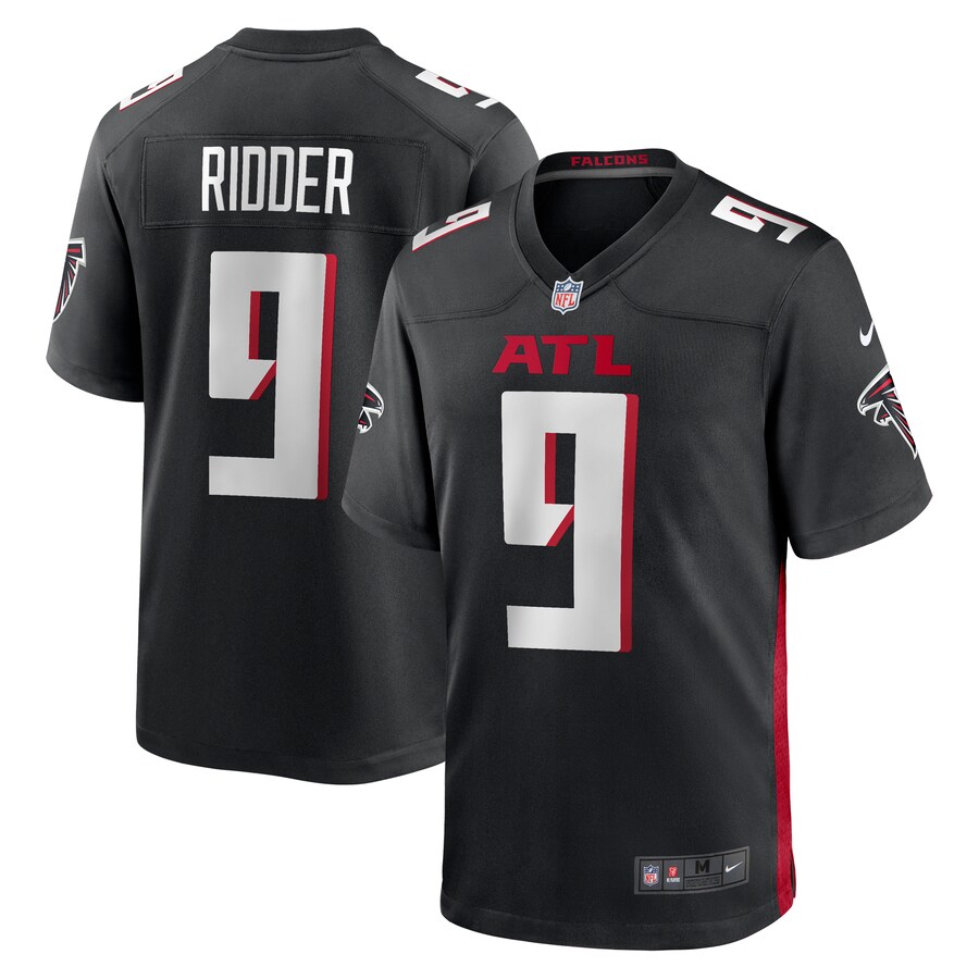 Men's Atlanta Falcons Desmond Ridder Nike Black Game Player Jersey - Jersey