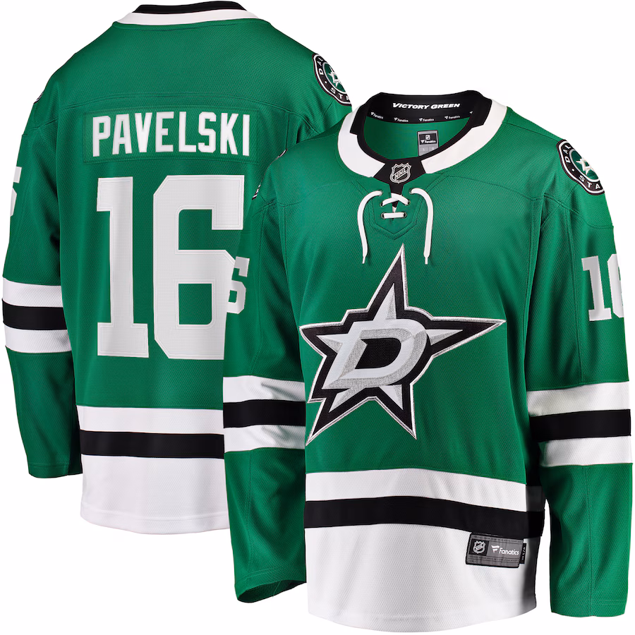Men's Dallas Stars Joe Pavelski Fanatics Kelly Green Breakaway Home Player Jersey - Jersey
