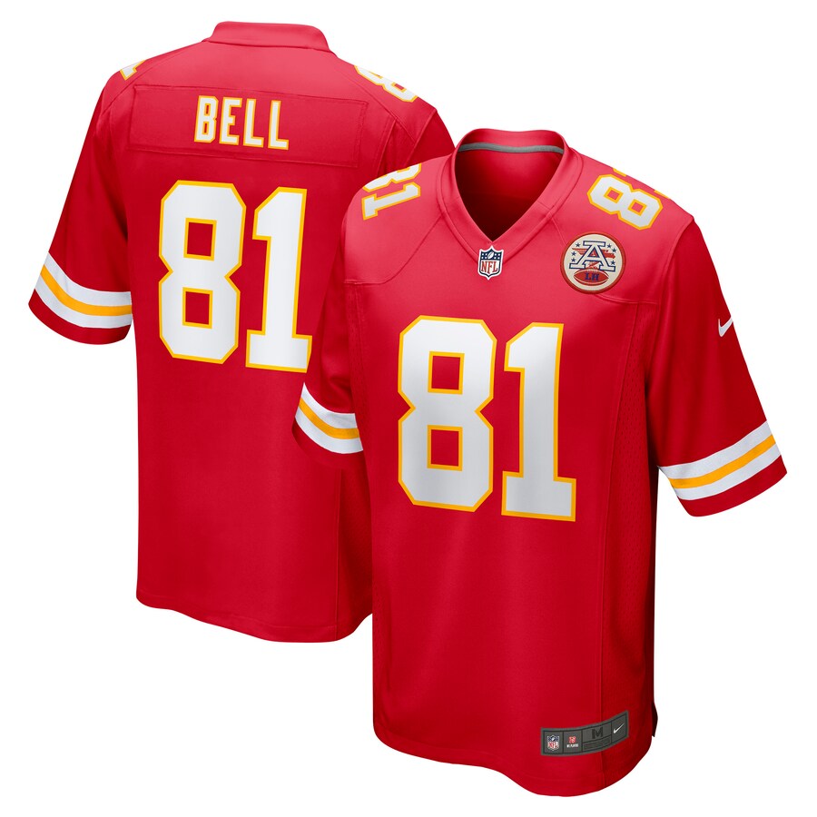 Men's Kansas City Chiefs Blake Bell Nike Red Game Player Jersey - Jersey
