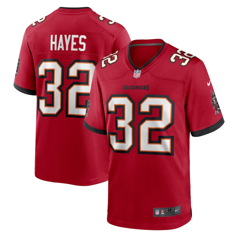 Men's Tampa Bay Buccaneers Josh Hayes Nike  Red  Game Jersey - Jersey