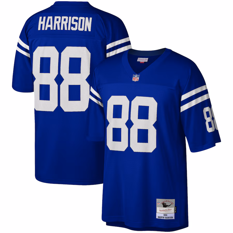 Men's Indianapolis Colts Marvin Harrison Mitchell & Ness Royal Legacy Replica Jersey - Jersey