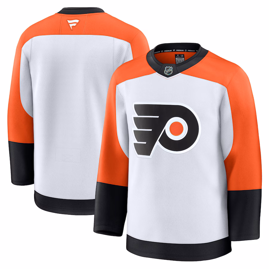 Men's Philadelphia Flyers Fanatics White Away Premium Jersey - Jersey