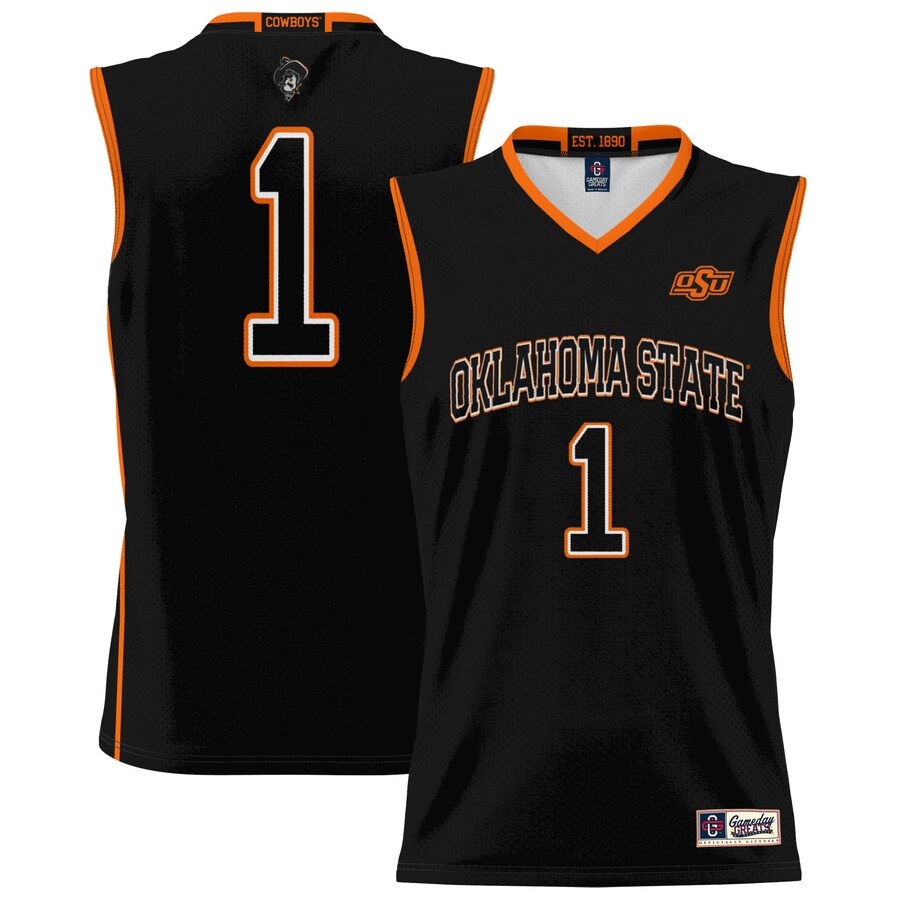 Youth GameDay Greats #1 Black Oklahoma State Cowboys Lightweight Basketball Jersey - Jersey
