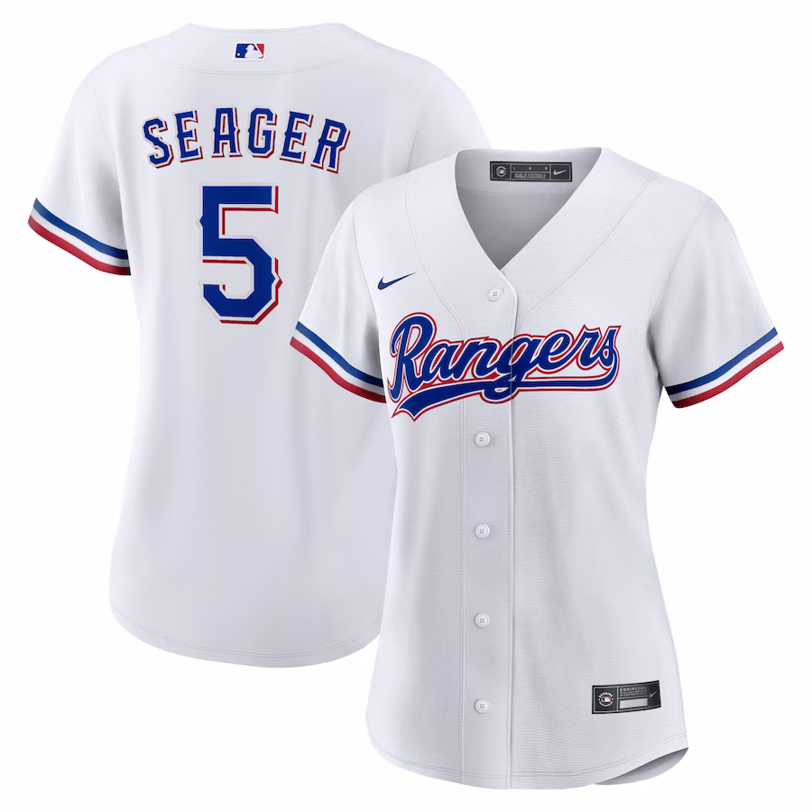 Women's Texas Rangers Corey Seager Nike White Home Replica Player Jersey - Jersey
