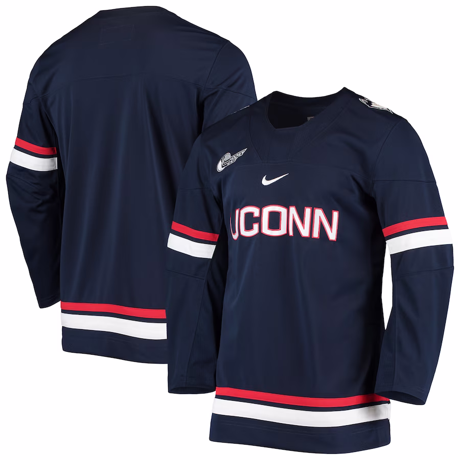 UConn Huskies Nike Replica Hockey Jersey - Navy - Jersey