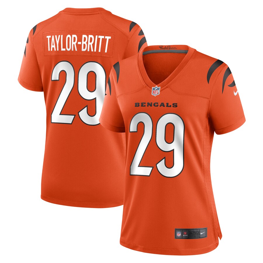 Women's Cincinnati Bengals Cam Taylor-Britt Nike  Orange Alternate Game Jersey - Jersey