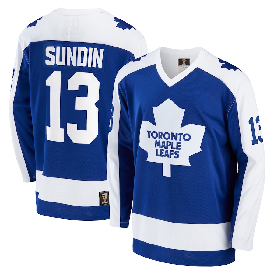 Men's Toronto Maple Leafs Mats Sundin Fanatics Branded Blue Breakaway Retired Player Jersey - Jersey