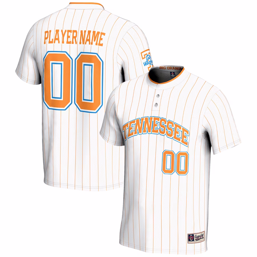 Tennessee Volunteers GameDay Greats NIL Pick-A-Player Lightweight Softball Jersey - White - Jersey