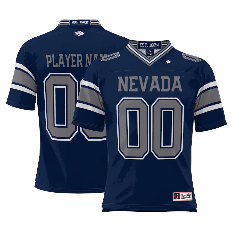 Nevada Wolf Pack GameDay Greats Youth NIL Pick-A-Player Football Jersey - Navy - Jersey