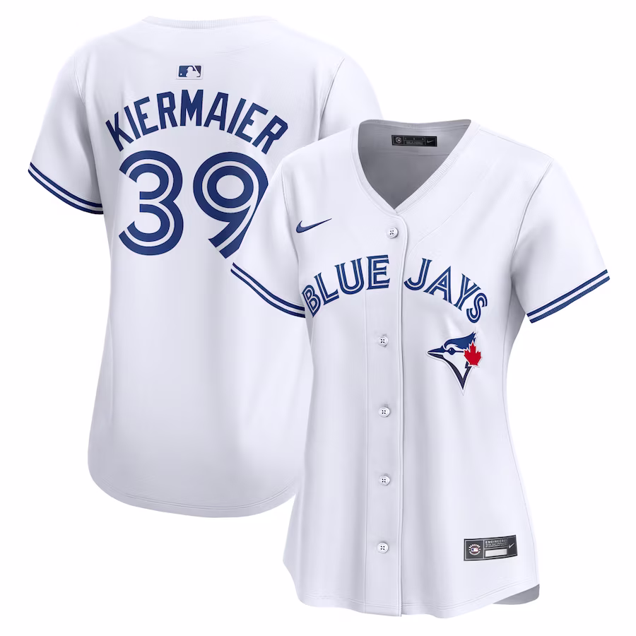 Women's Toronto Blue Jays Kevin Kiermaier Nike White Home Limited Player Jersey - Jersey