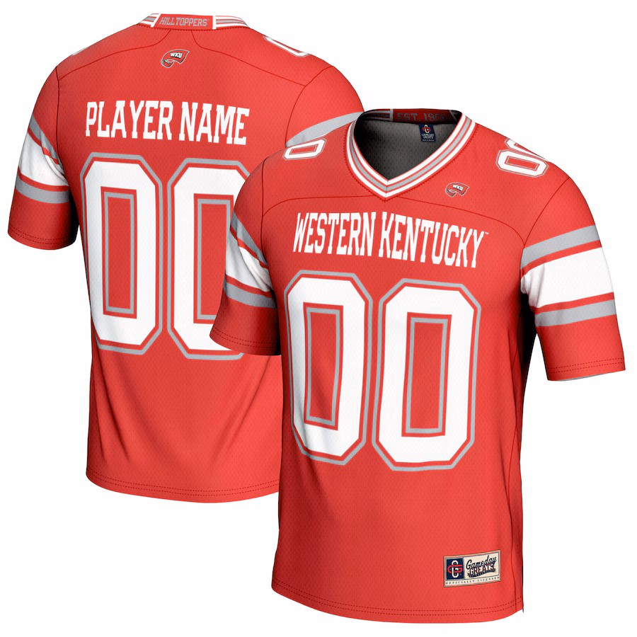 Western Kentucky Hilltoppers GameDay Greats NIL Pick-A-Player Football Jersey - Red - Jersey