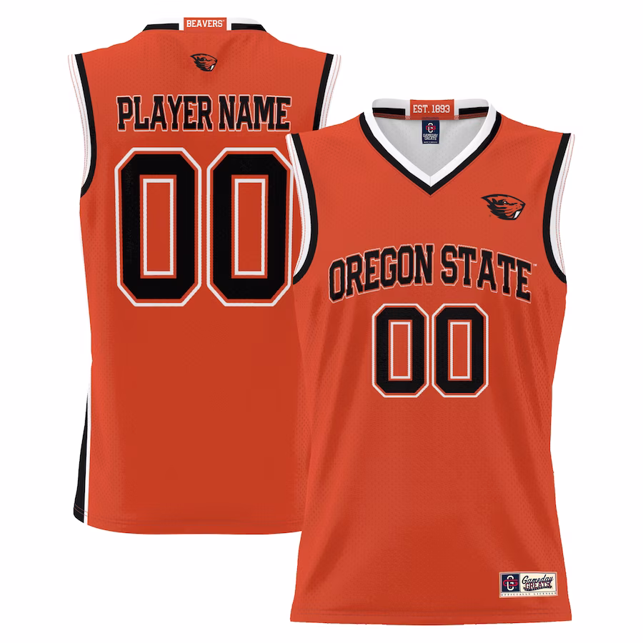 Oregon State Beavers GameDay Greats Youth NIL Pick-A-Player Lightweight Basketball Jersey - Orange - Jersey