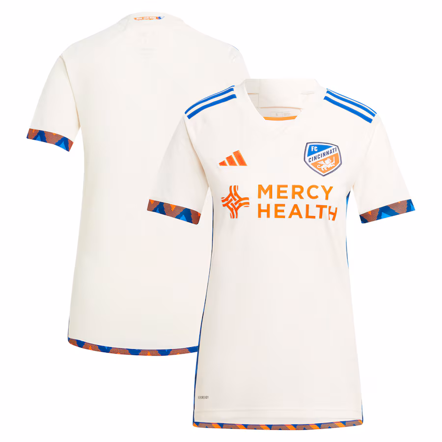 Women's FC Cincinnati  adidas White 2024 The Canvas Kit Replica Jersey - Jersey