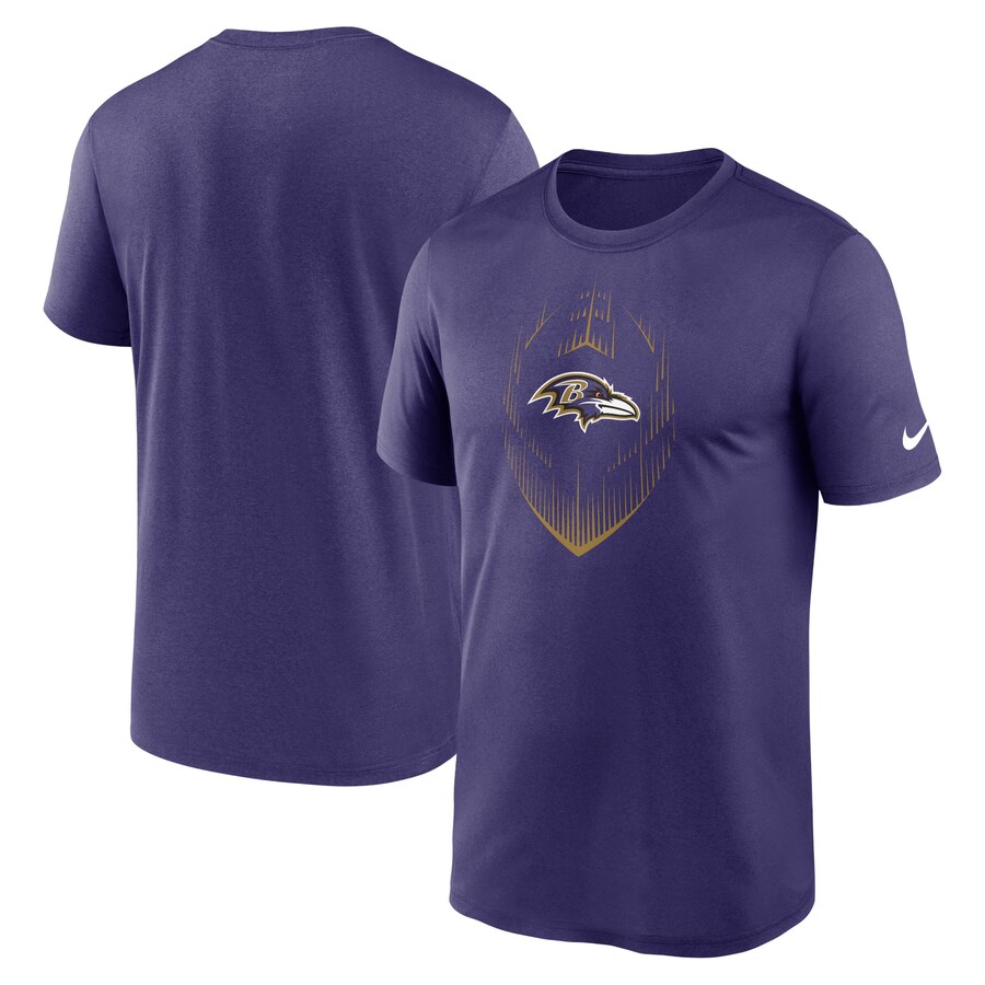 Men's Baltimore Ravens Nike Purple Primetime Legend Icon Performance T-Shirt - Jersey