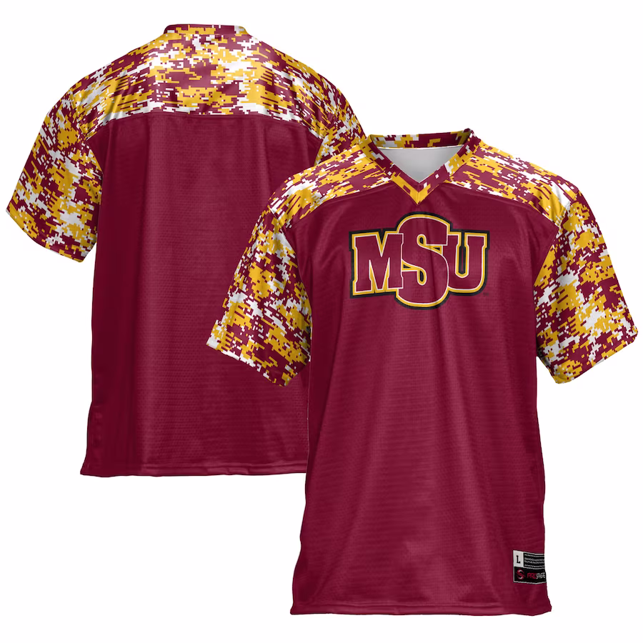 Midwestern State Mustangs GameDay Greats Football Jersey - Maroon - Jersey