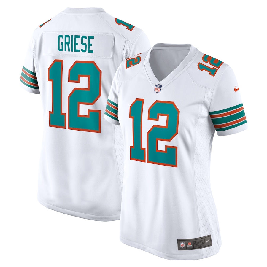 Women's Miami Dolphins Bob Griese Nike White Retired Player Jersey - Jersey
