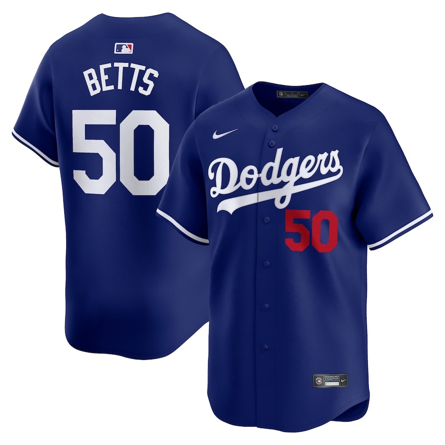 Men's Los Angeles Dodgers Mookie Betts Nike Royal Alternate Limited Player Jersey - Jersey