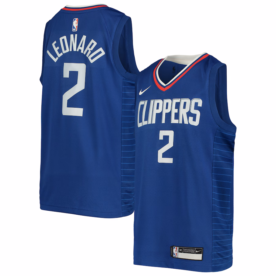 Youth LA Clippers Kawhi Leonard Nike Royal Swingman Jersey - Icon Edition - Jersey