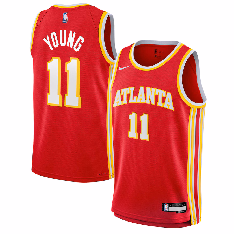 Youth Atlanta Hawks Trae Young Nike Red Swingman Jersey - Icon Edition - Jersey