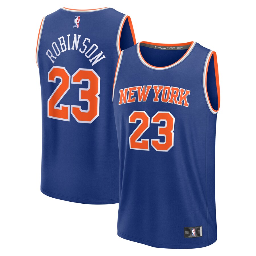 Men's New York Knicks Mitchell Robinson Fanatics Blue Fast Break Replica Player Jersey - Icon Edition - Jersey