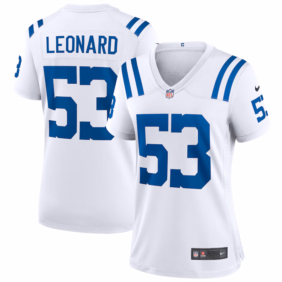 Women's Indianapolis Colts Shaquille Leonard Nike White Game Player Jersey - Jersey