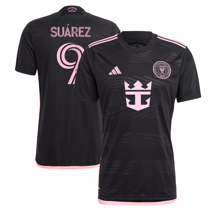 Men's Inter Miami CF Luis Suárez adidas Black 2024 La Noche Replica Player Jersey - Jersey