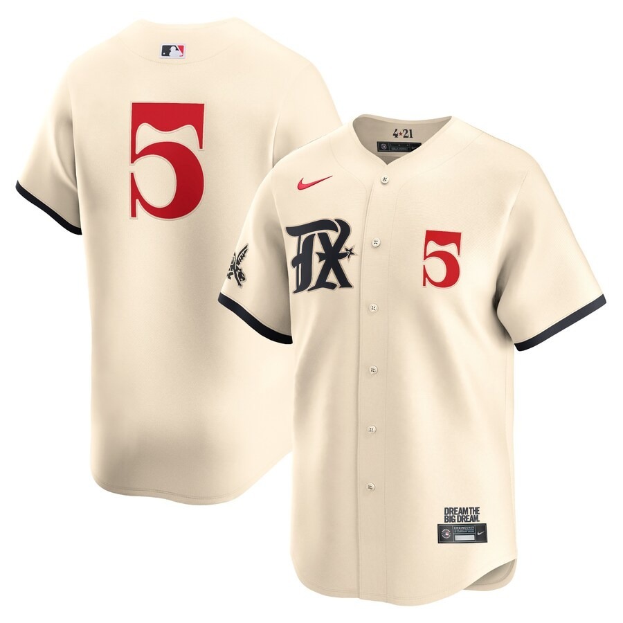 Men's Texas Rangers Corey Seager Nike Natural City Connect Limited Player Jersey - Jersey