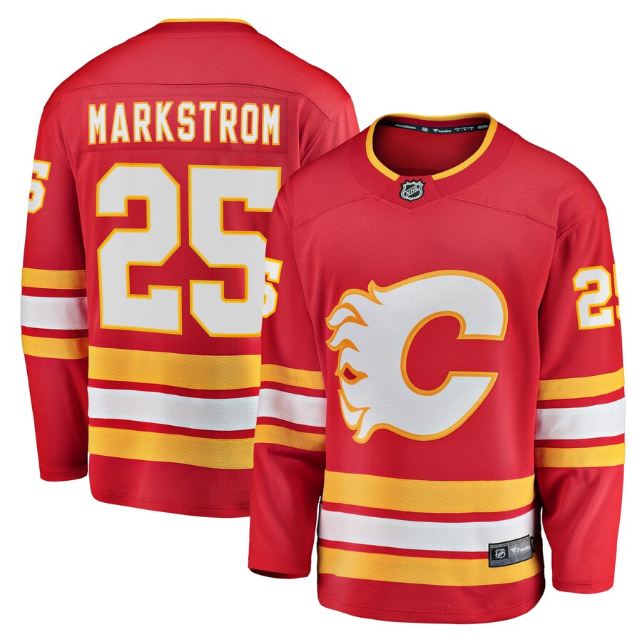 Men's Calgary Flames Jacob Markstrom Fanatics Branded Red Home Breakaway Player Jersey - Jersey