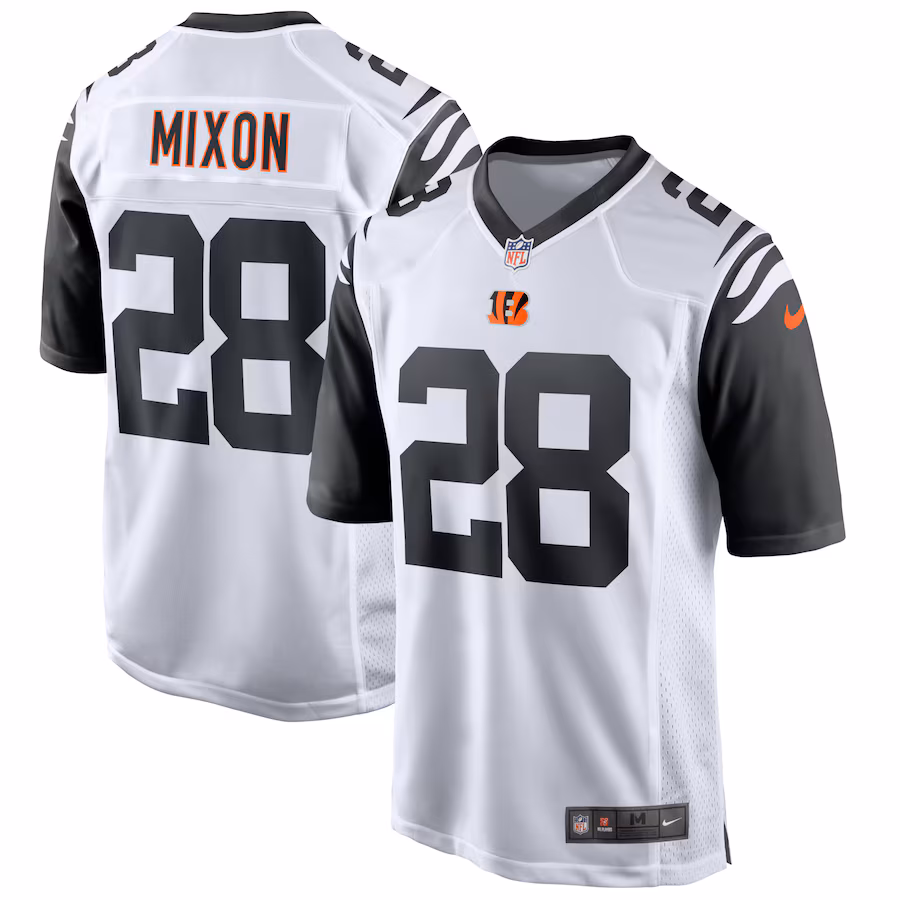 Men's Cincinnati Bengals Joe Mixon Nike White Alternate Game Jersey - Jersey
