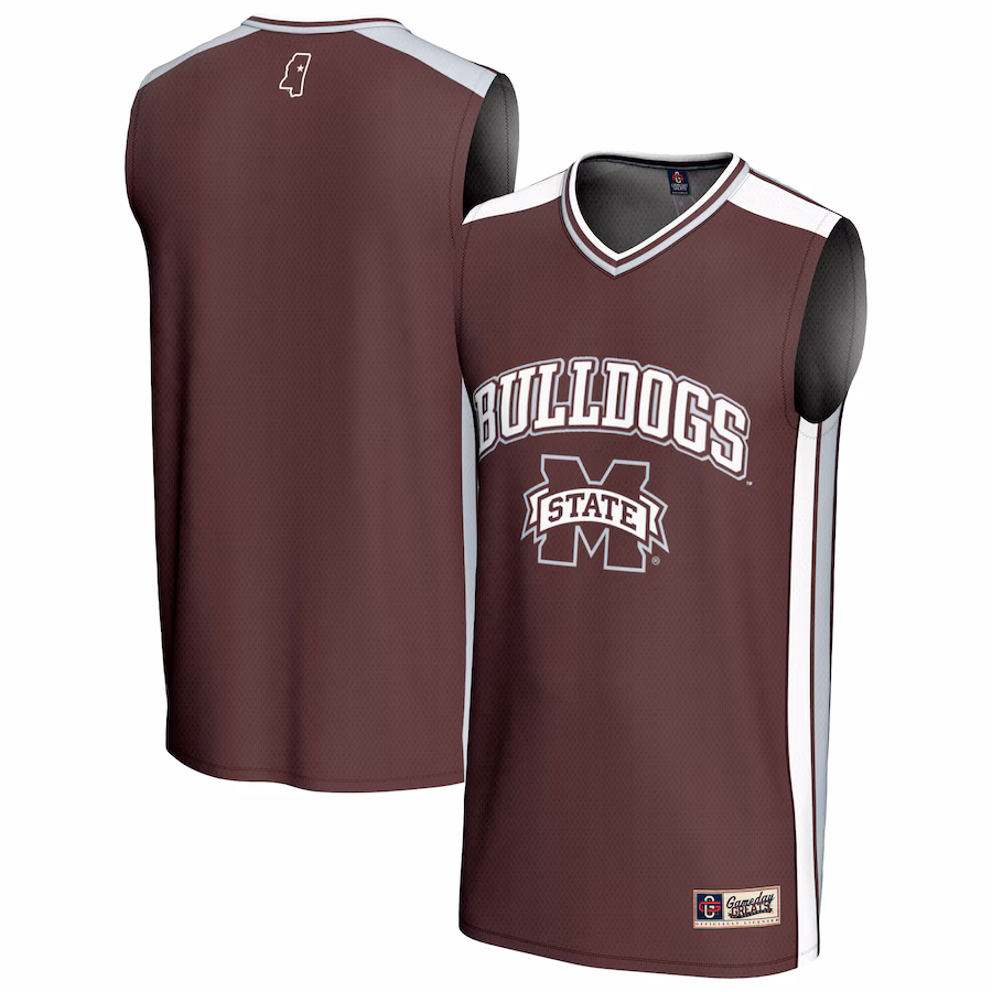 Unisex GameDay Greats Maroon Mississippi State Bulldogs Spirit Basketball Jersey - Jersey