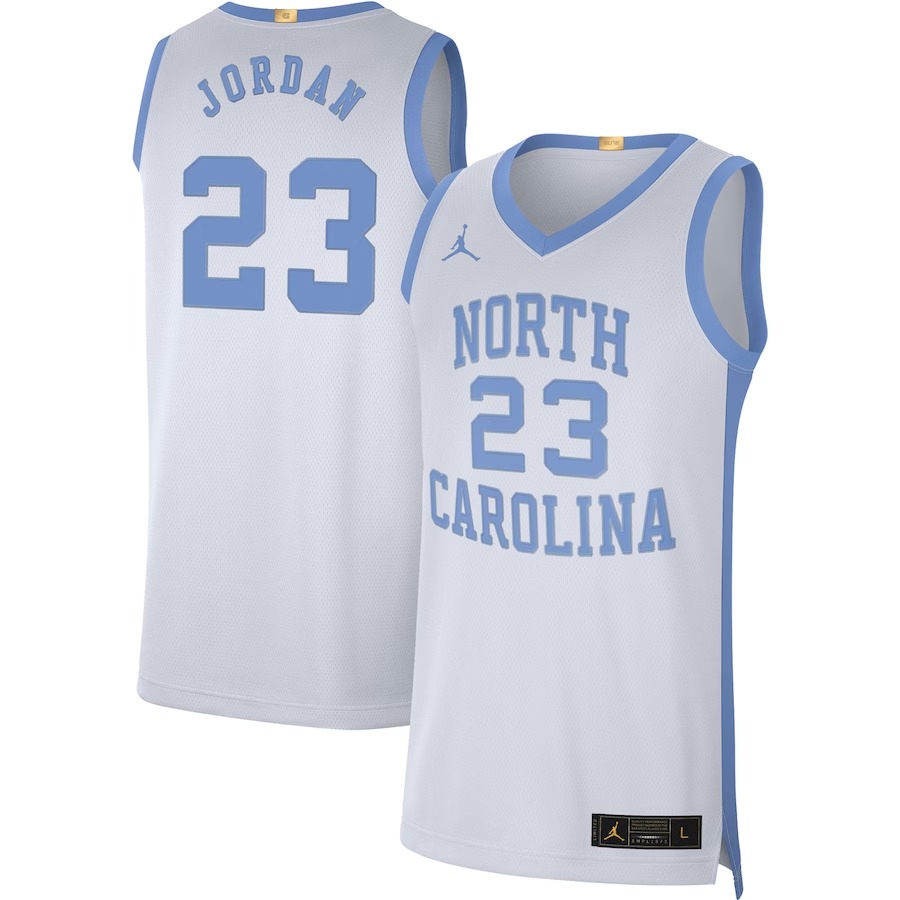 Michael Jordan North Carolina Tar Heels Jordan Brand Limited Retro Jersey - White - Jersey