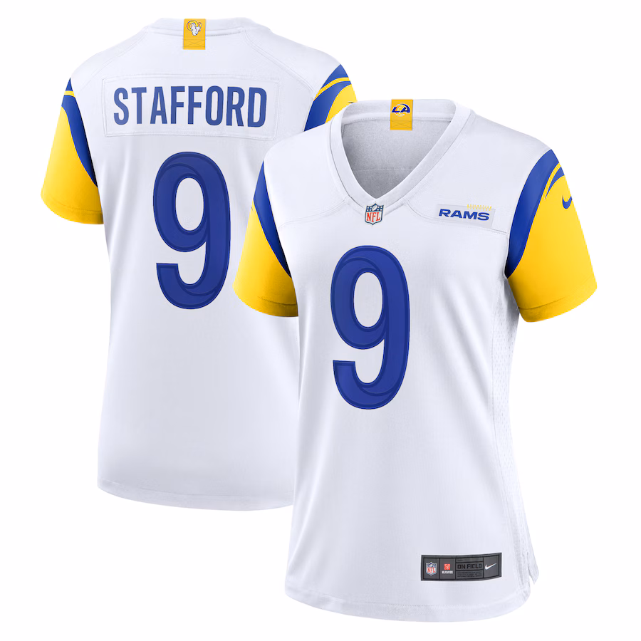 Women's Los Angeles Rams Matthew Stafford Nike White Alternate Game Jersey - Jersey