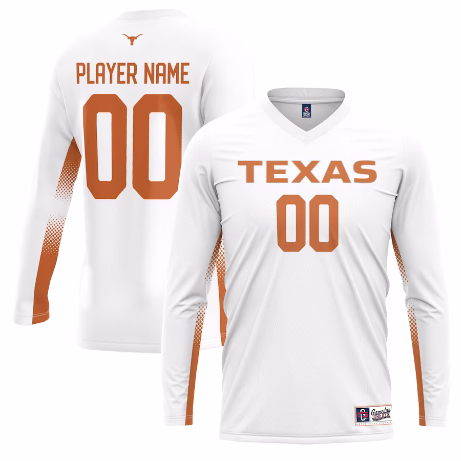 Texas Longhorns GameDay Greats Unisex NIL Lightweight Volleyball Jersey - White - Jersey