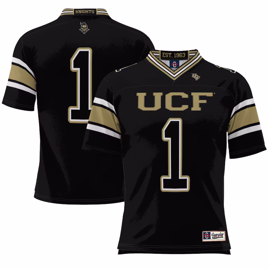 #1 UCF Knights GameDay Greats Endzone Football Jersey - Black - Jersey