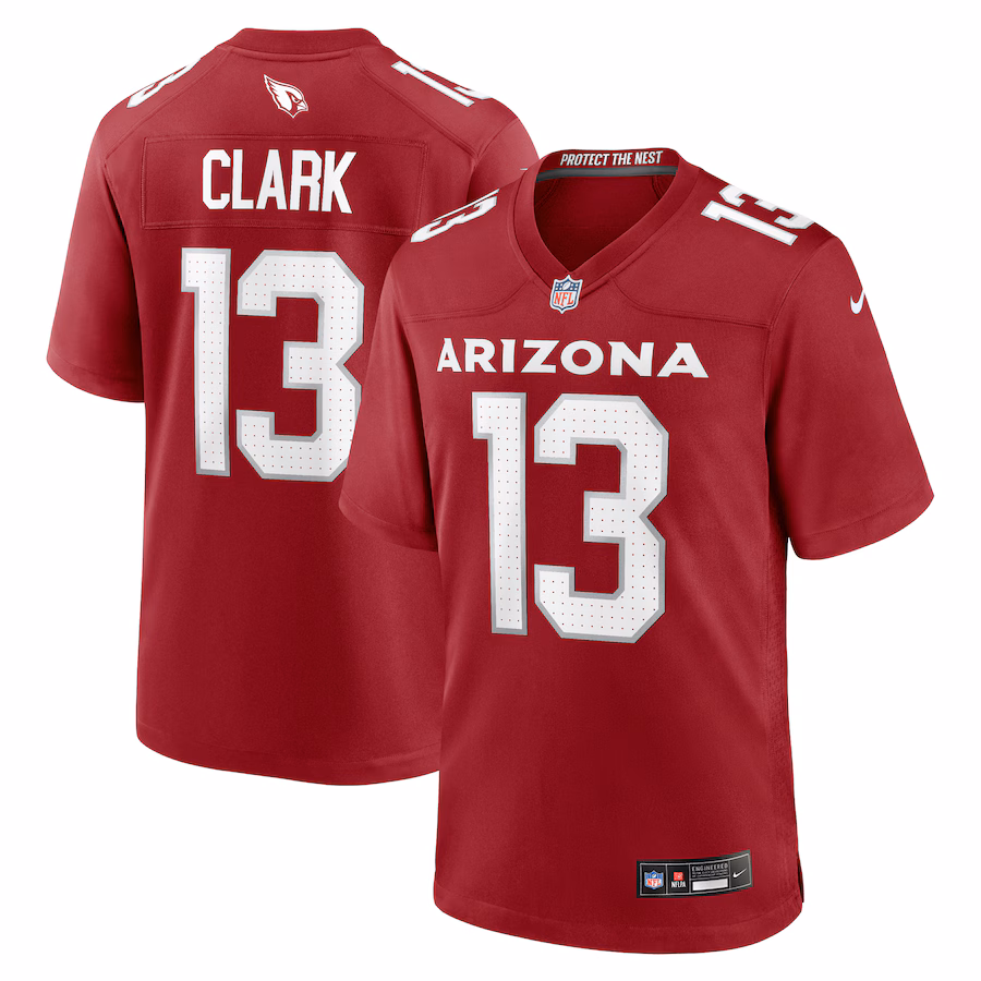Men's Arizona Cardinals Kei'Trel Clark Nike  Cardinal  Game Jersey - Jersey
