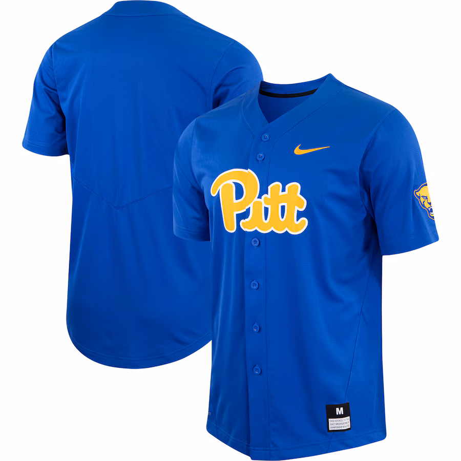 Men's Nike Royal Pitt Panthers Replica Baseball Jersey - Jersey