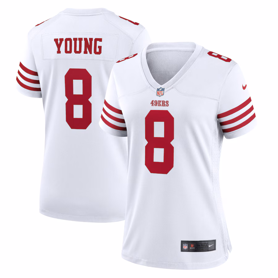 Women's San Francisco 49ers Steve Young Nike White Retired Player Game Jersey - Jersey
