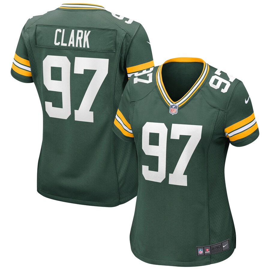 Women's Green Bay Packers Kenny Clark Nike Green Game Jersey - Jersey