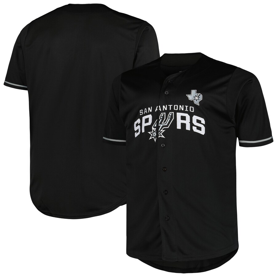 Men's San Antonio Spurs Profile Black Big & Tall Pop Jersey - Jersey